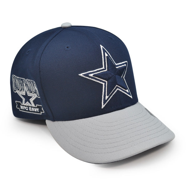 Dallas Cowboys New Era HIDDEN 59FIFTY Fitted Hat - Navy/Gray