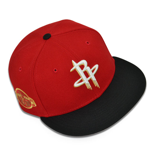 Houston Rockets "ROCKHER PINKY" Exclusive New Era 59Fifty Fitted Hat - Scarlet/Black
