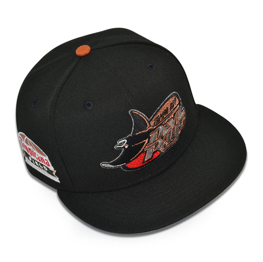 Tampa Bay Rays "DARK CLOUD RAYS" Exclusive New Era 59Fifty Fitted Hat - BlacK
