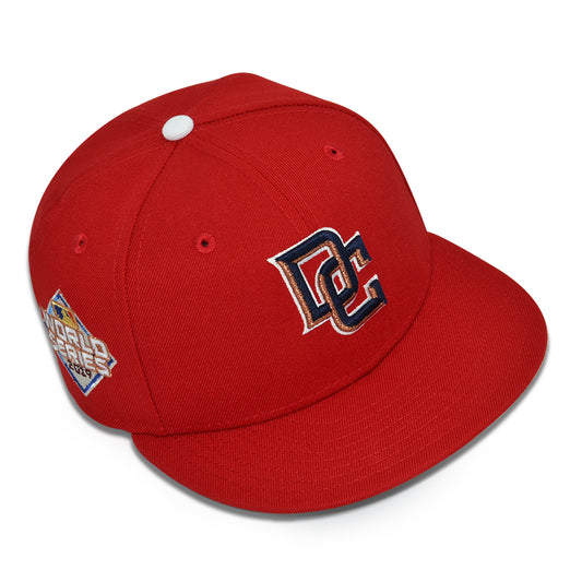 Washington Nationals "NEW AUTHENTICS" Exclusive New Era 59Fifty Fitted Hat - Scarlet