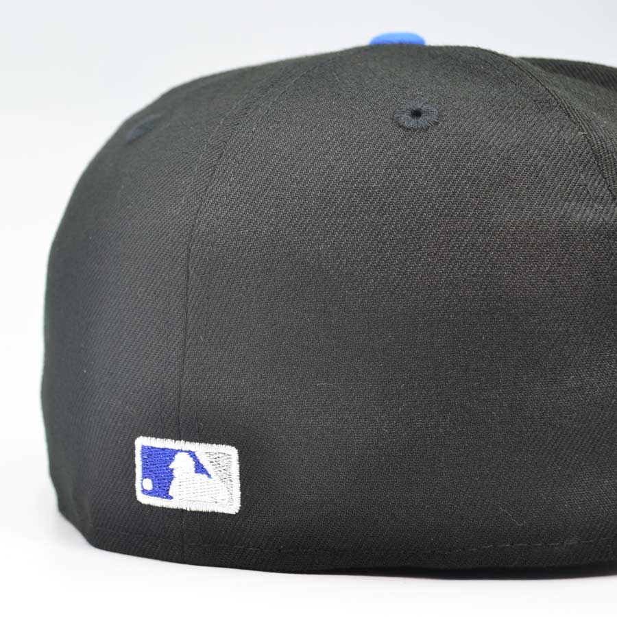 Cleveland Guardians ALTERNATE WINGS Exclusive New Era 59Fifty Fitted Hat - Black/Blue Bead