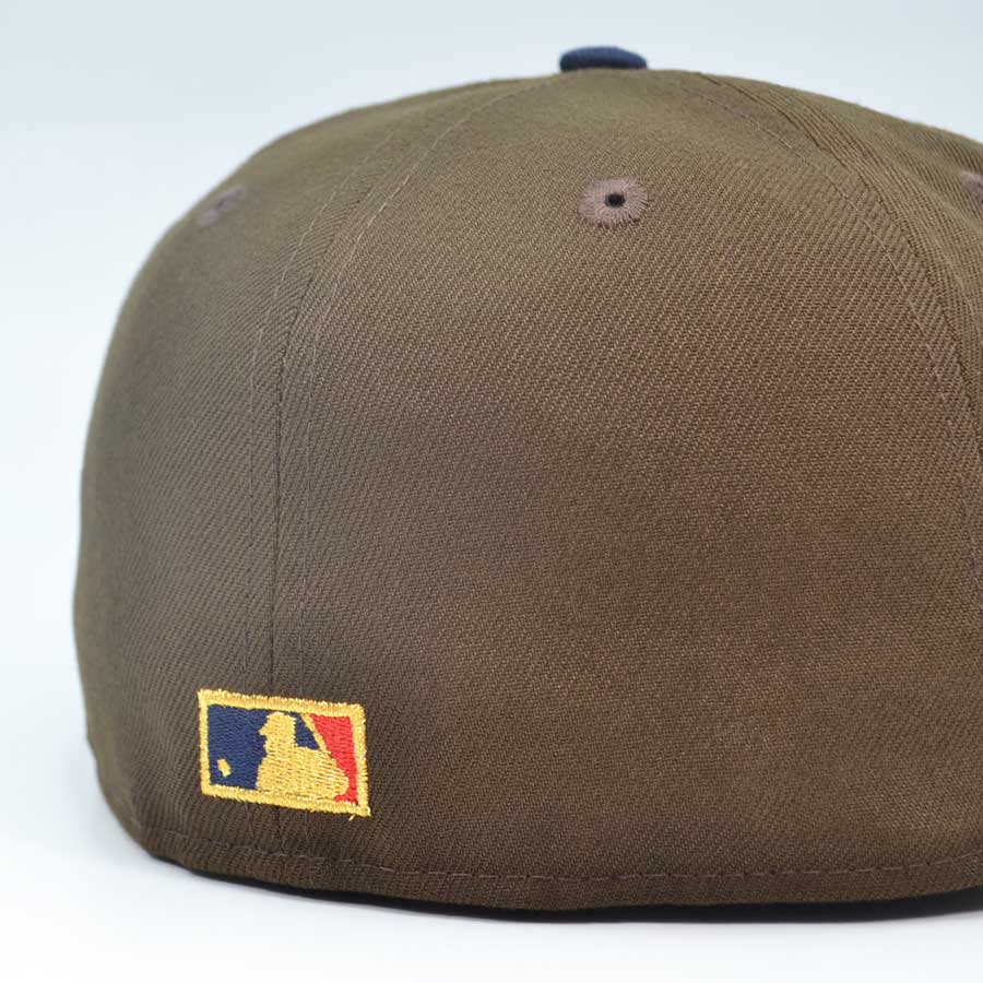 Atlanta Braves 1999 WORLD SERIES Exclusive New Era 59Fifty Fitted Hat - Walnut/Woodland Camo