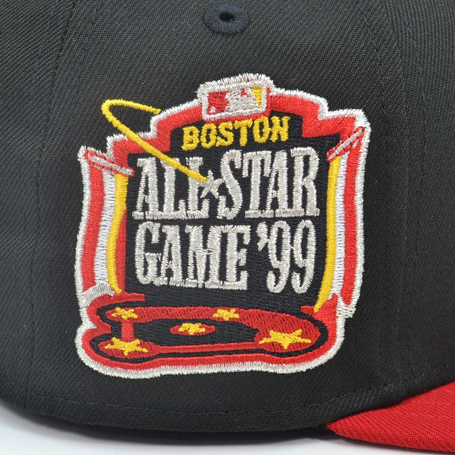 Boston Red Sox 1999 ALL-STAR GAME Exclusive New Era 59Fifty Fitted Hat - Black/Red