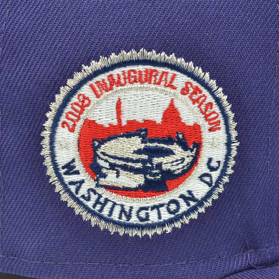 Washington Nationals 2008 Inaugural Season Exclusive New Era 59Fifty Fitted Hat - Purple