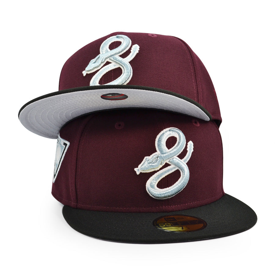 Arizona Diamondbacks SERPIENTES Exclusive New Era 59Fifty Fitted Hat - Maroon/Black