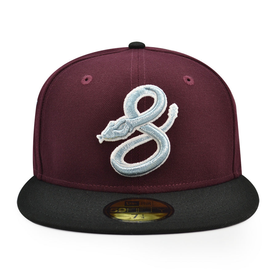 Arizona Diamondbacks SERPIENTES Exclusive New Era 59Fifty Fitted Hat - Maroon/Black