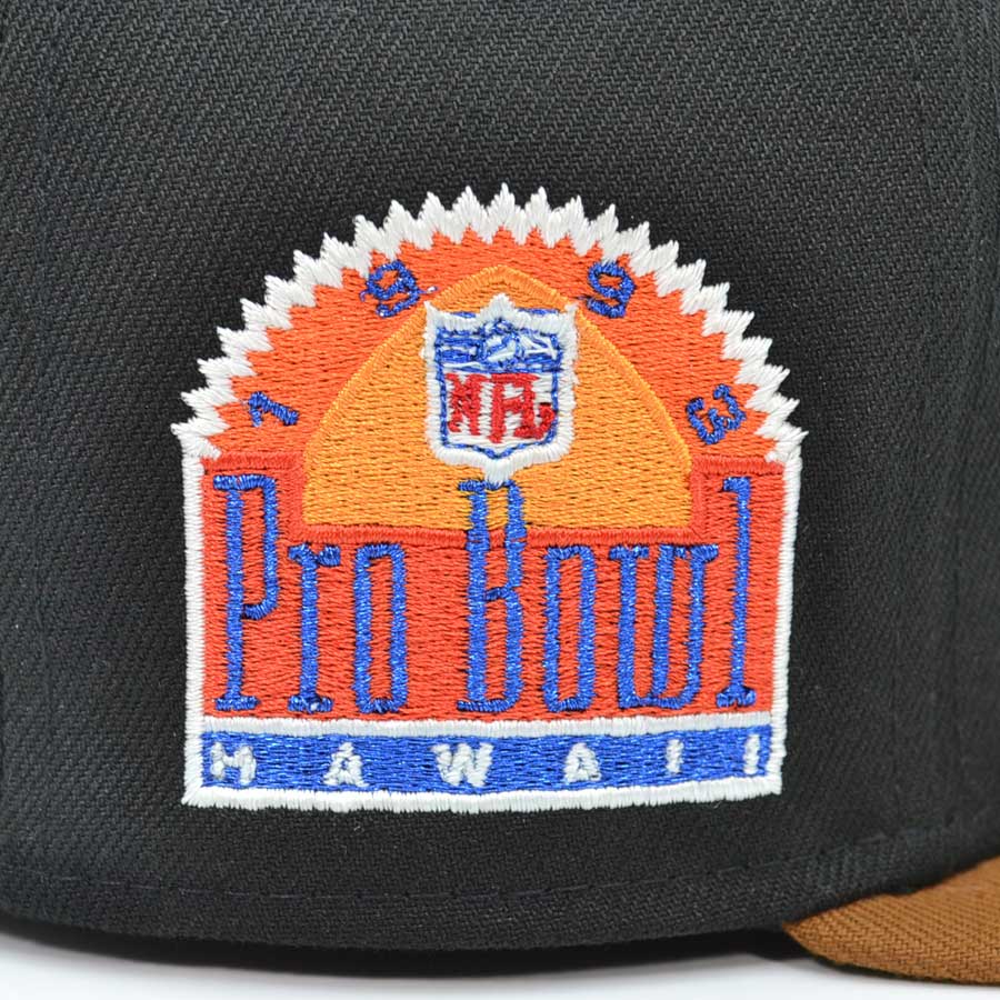 Philadelphia Eagles 1993 PRO-BOWL Exclusive New Era 59Fifty NFL Fitted Hat -Black/Toasted Almond