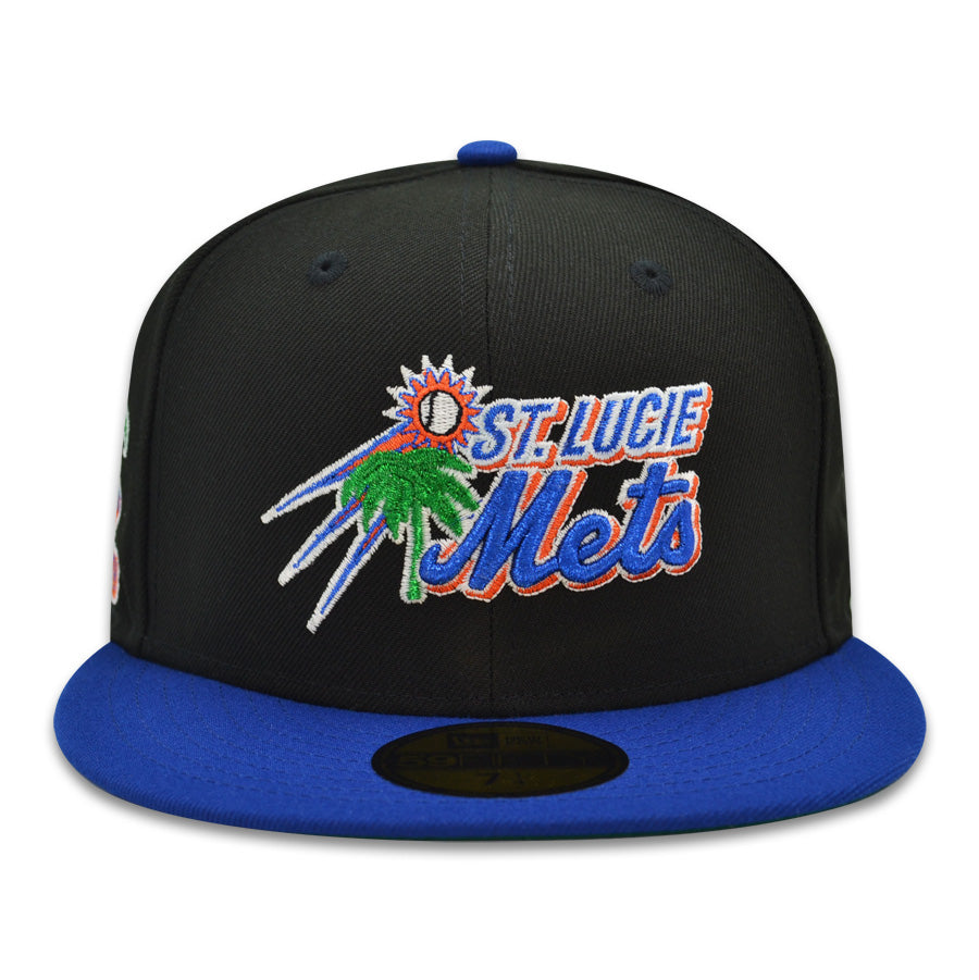 St. Lucie Mets 30th Anniversary Exclusive New Era 59Fifty Fitted Hat - Black/Royal