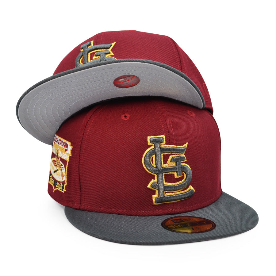 St.Louis Cardinals Busch Stadium Exclusive New Era 59Fifty Fitted Hat - Cardinal/Graphite