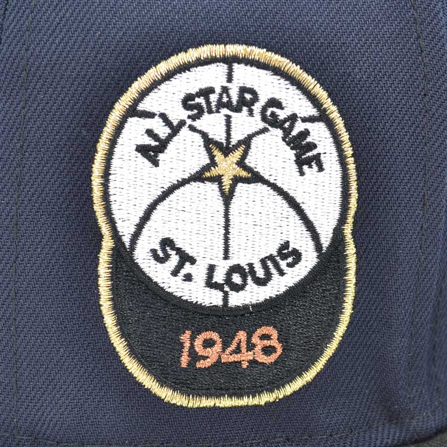 St.Louis Cardinals 1948 ALL-STAR GAME Exclusive New Era 59Fifty Fitted Hat - Navy/Black
