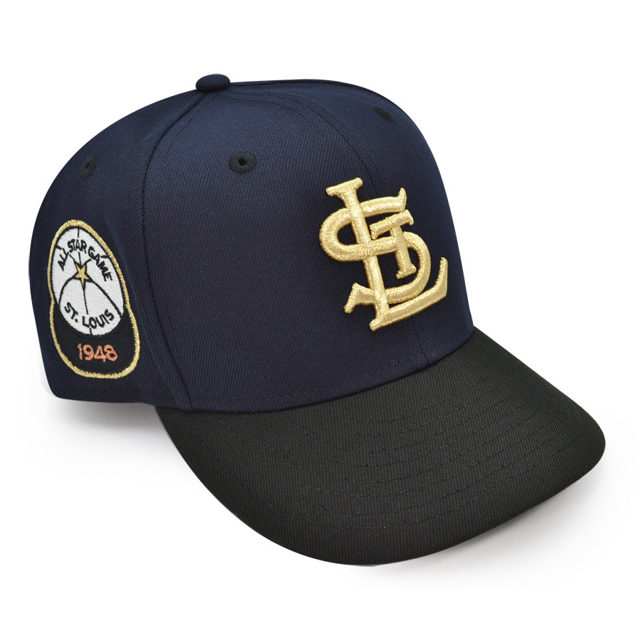 St.Louis Cardinals 1948 ALL-STAR GAME Exclusive New Era 59Fifty Fitted Hat - Navy/Black