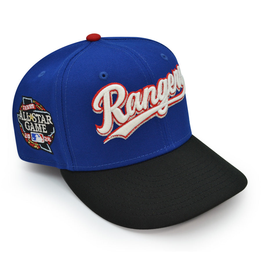 Texas Rangers 2024 ALL-STAR GAME Exclusive New Era 59Fifty Fitted Hat - Royal/Black