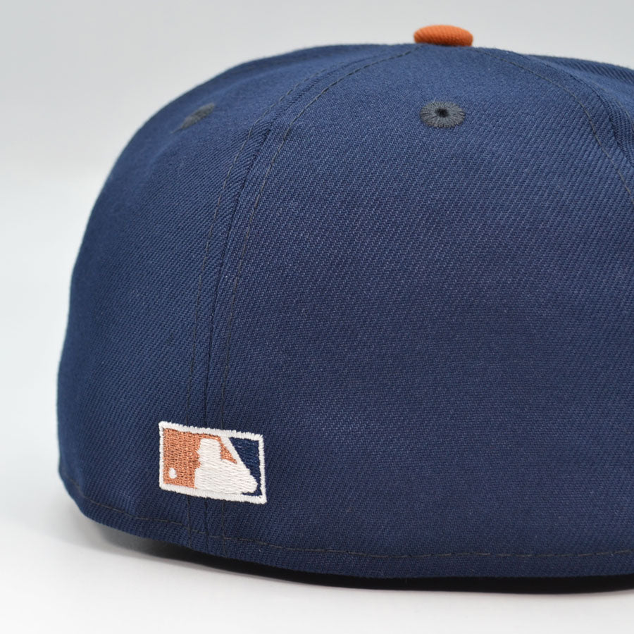 Milwaukee Brewers 2002 ALL-STAR GAME New Era 59Fifty Fitted Hat - Navy/Texas Orange
