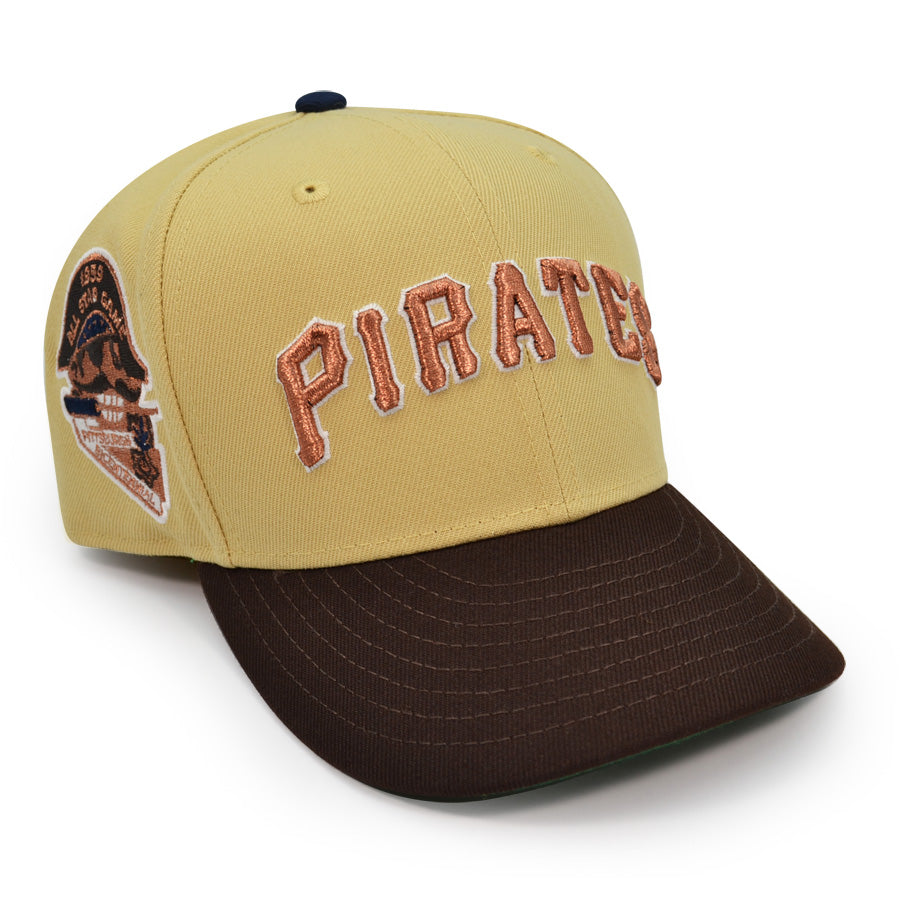 Pittsburgh Pirates Exclusive 1959 ALL-STAR GAME New Era 59Fifty Fitted Hat - Vegas Gold/Burntwood