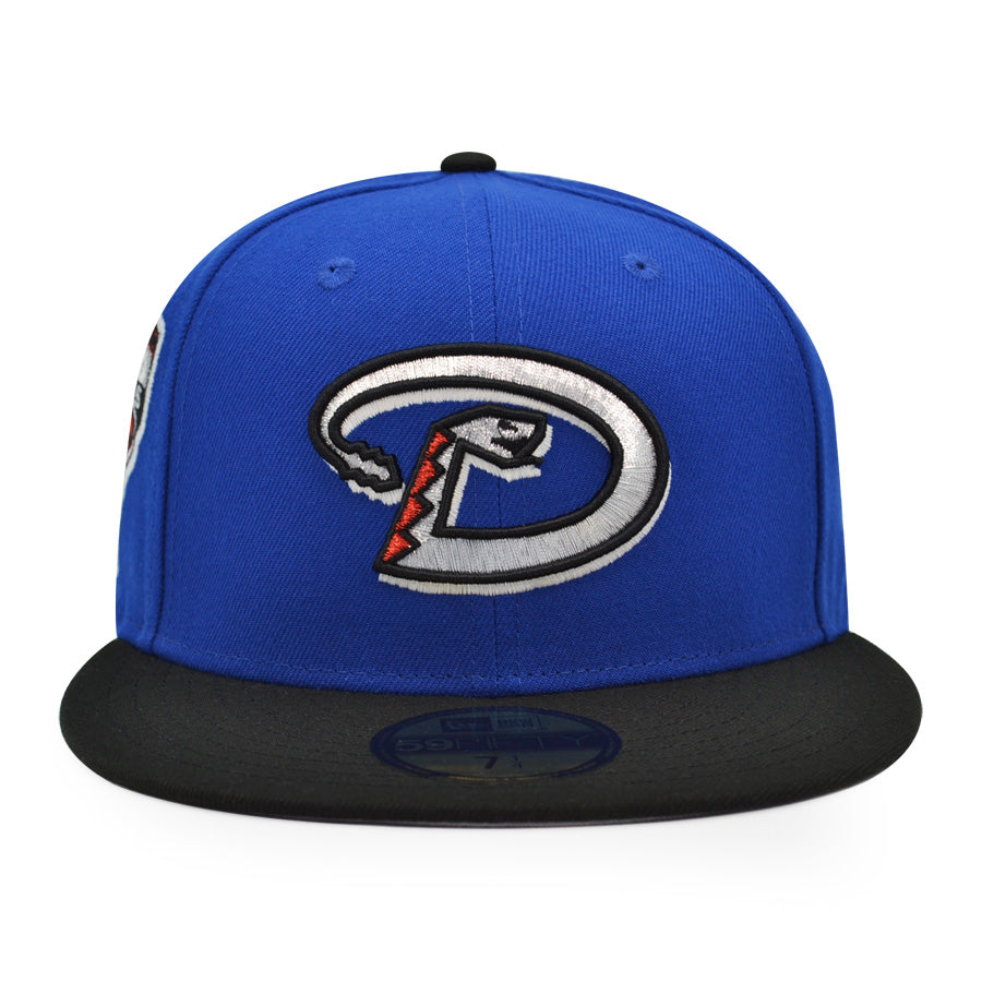 Arizona Diamondbacks 1998 INAUGURAL SEASON Exclusive New Era 59Fifty Fitted Hat - Royal/Black