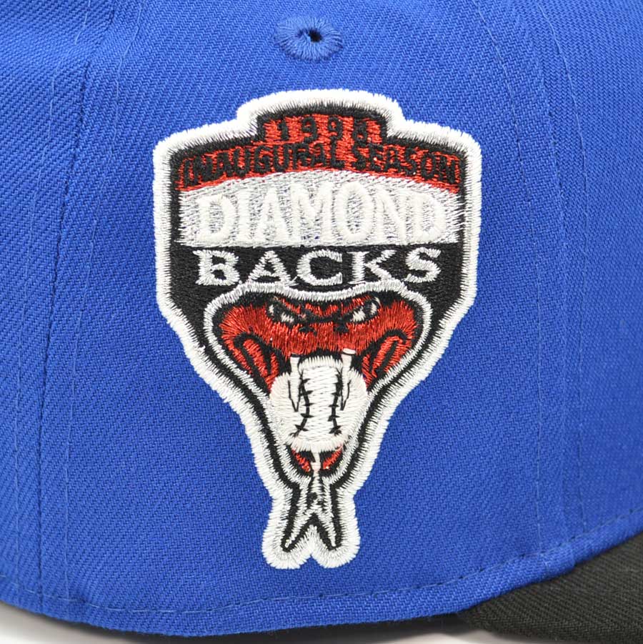 Arizona Diamondbacks 1998 INAUGURAL SEASON Exclusive New Era 59Fifty Fitted Hat - Royal/Black