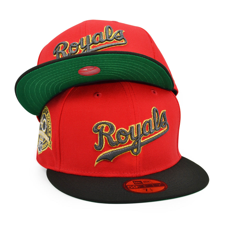 Kansas City Royal 40th ANNIVERSARY Exclusive New Era 59Fifty Fitted Hat - Red/Black