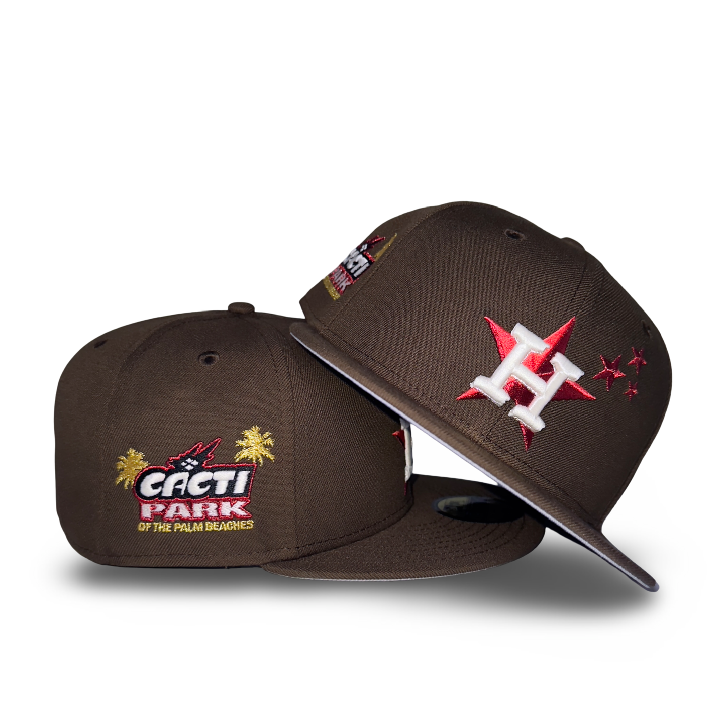 Houston Astros "713 CACTI PARK" Exclusive New Era 59Fifty Fitted Hat - Walnut