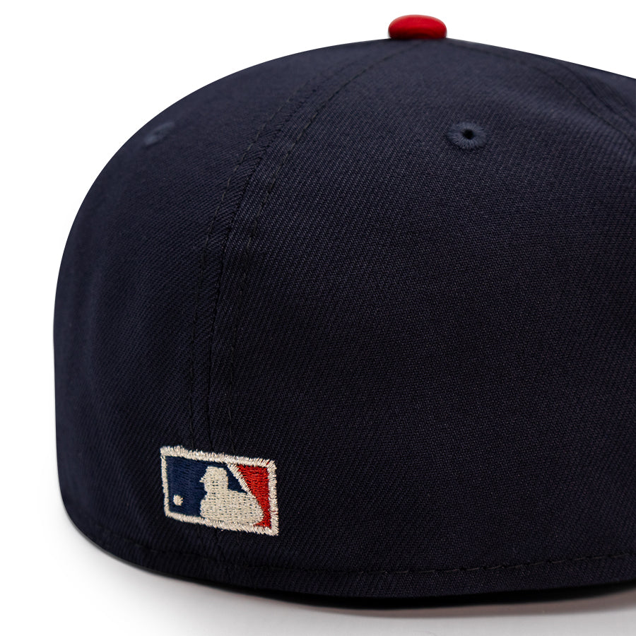 Cleveland Indians "CAP A" Exclusive New Era 59Fifty Fitted Hat - Navy