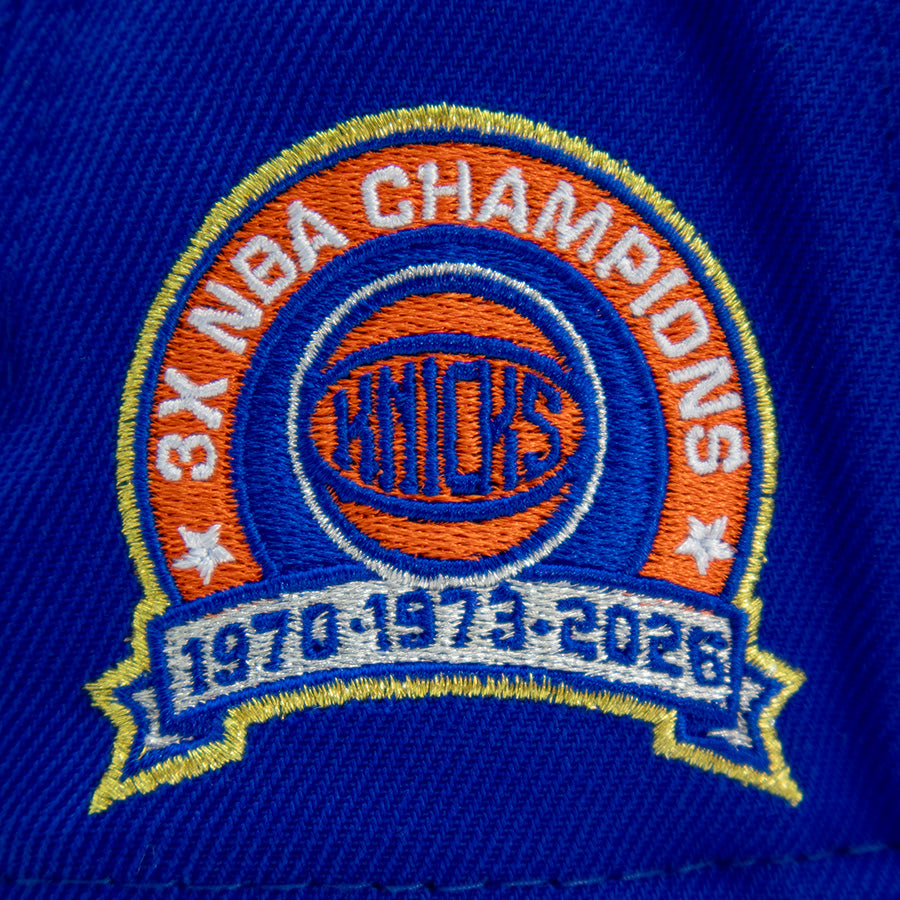 New York Knicks 2026 "ALWAYS AND FOREVER" New Era 9Fifty A-Frame Snapback Hat - Royal