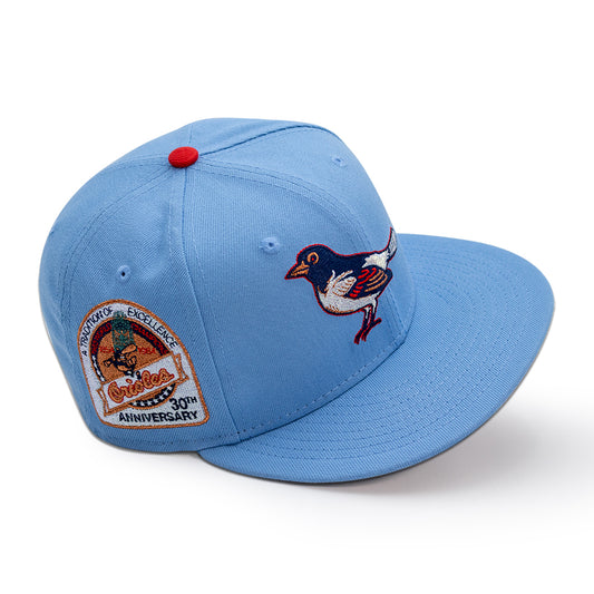 Baltimore Orioles "FRAN" Exclusive New Era 59FIFTY Fitted Hat - Sky