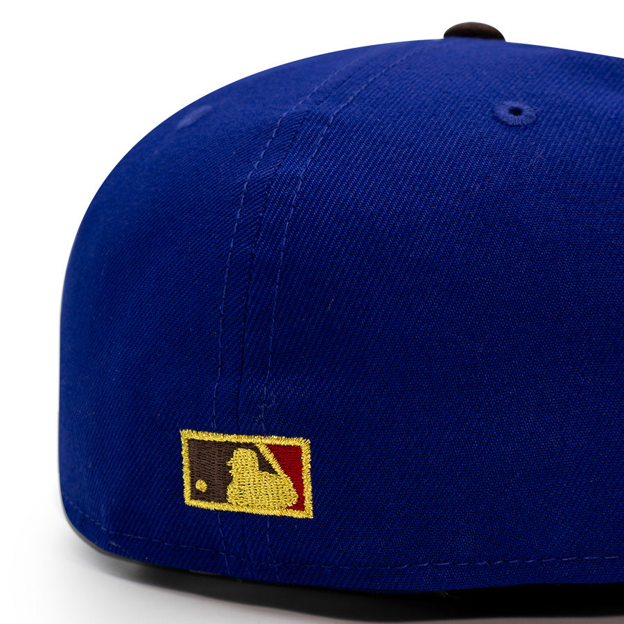 Atlanta Braves "LIGHTNING STRIKE" Exclusive New Era 59FIFTY Fitted Hat - Dark Royal/Burntwood