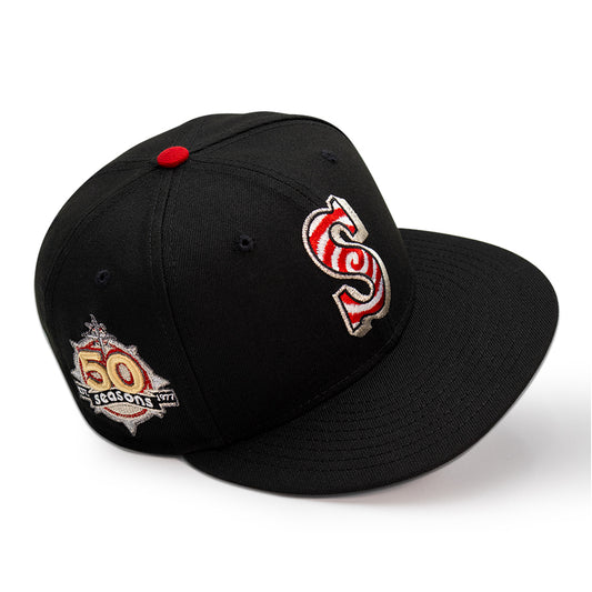 Seattle Mariners "THE PUPPET" Exclusive New Era 59Fifty Fitted Hat - Black