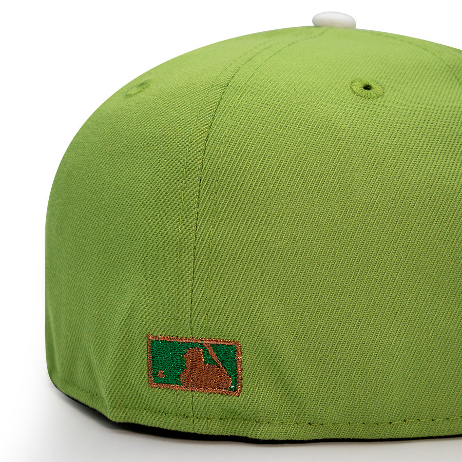 Oakland Athletics "ANDROID 16" Exclusive New Era 59Fifty Fitted Hat - Matcha/Black