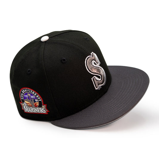 Seattle Mariners "S.H. SASUKE" Exclusive New Era 59Fifty Fitted Hat - Black/Graphite