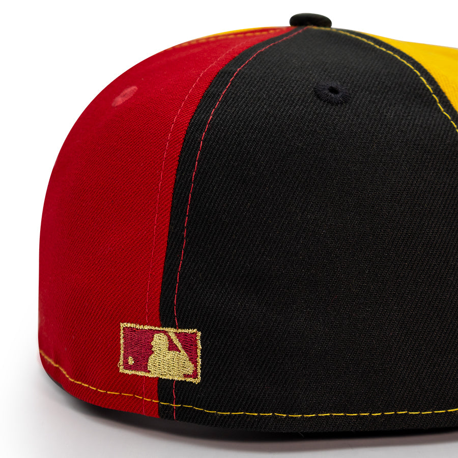 Baltimore Orioles "BAKIN O's" Pinwheel Exclusive New Era 59Fifty Fitted Hat - Black/Scarlet/A-Gold