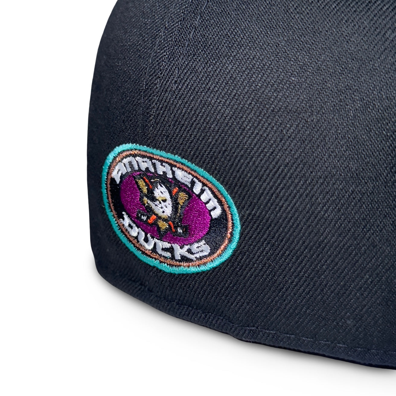 Anaheim Ducks "DUCKY CACTUS" Exclusive New Era 59Fifty Fitted Hat - Black/Sparklng Grape