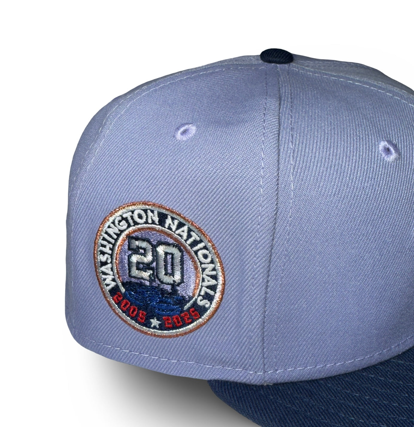 Washington Nationals "CITY BLOOM" Exclusive New Era 59Fifty Fitted Hat - Lavender/Ocean Blue