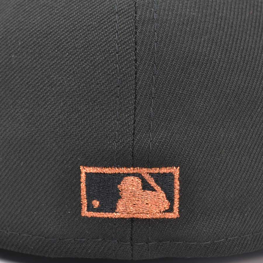 Baltimore Orioles 50TH ANNIVERSARY Exclusive New Era 59Fifty Fitted Hat - Black/Maroon