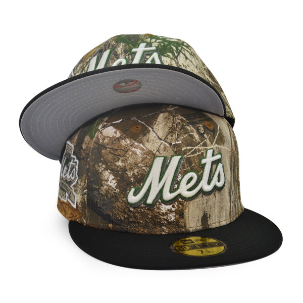 New York Mets 40th ANNIVERSARY Exclusive New Era 59Fifty Fitted Hat - Real Tree Camo/Black