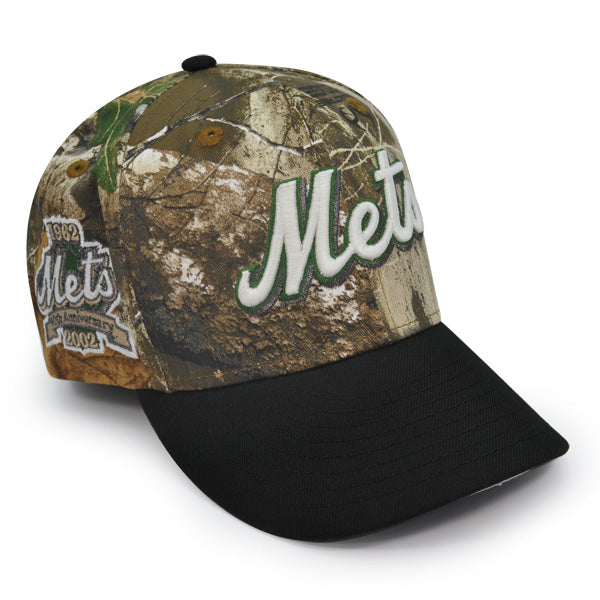 New York Mets 40th ANNIVERSARY Exclusive New Era 59Fifty Fitted Hat - Real Tree Camo/Black