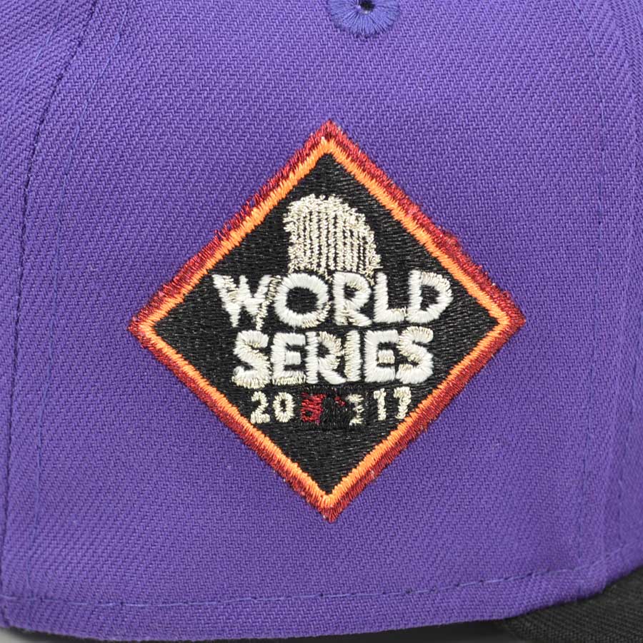 Houston Astros 2017 WORLD SERIES Exclusive New Era 59Fifty Fitted Hat - Purple/Black