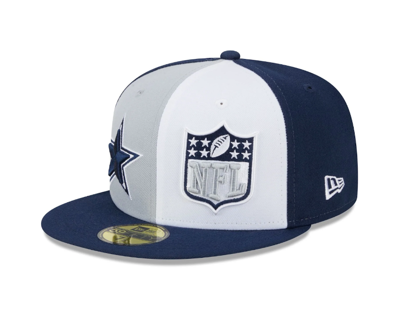 Dallas Cowboys New Era NFL 2023 On-Field 59FIFTY Fitted Hat - Gray/Navy