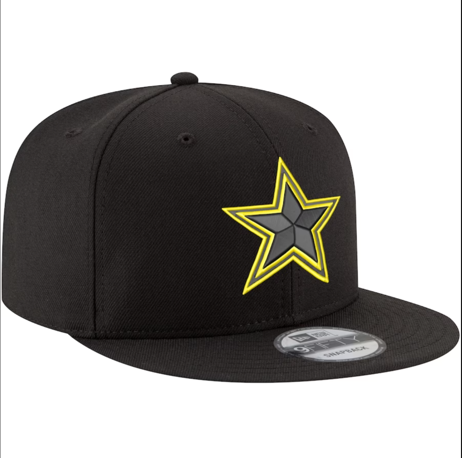 Dallas Cowboys New Era YOUTH VOLT 9Fifty Snapback Hat - Black/Volt