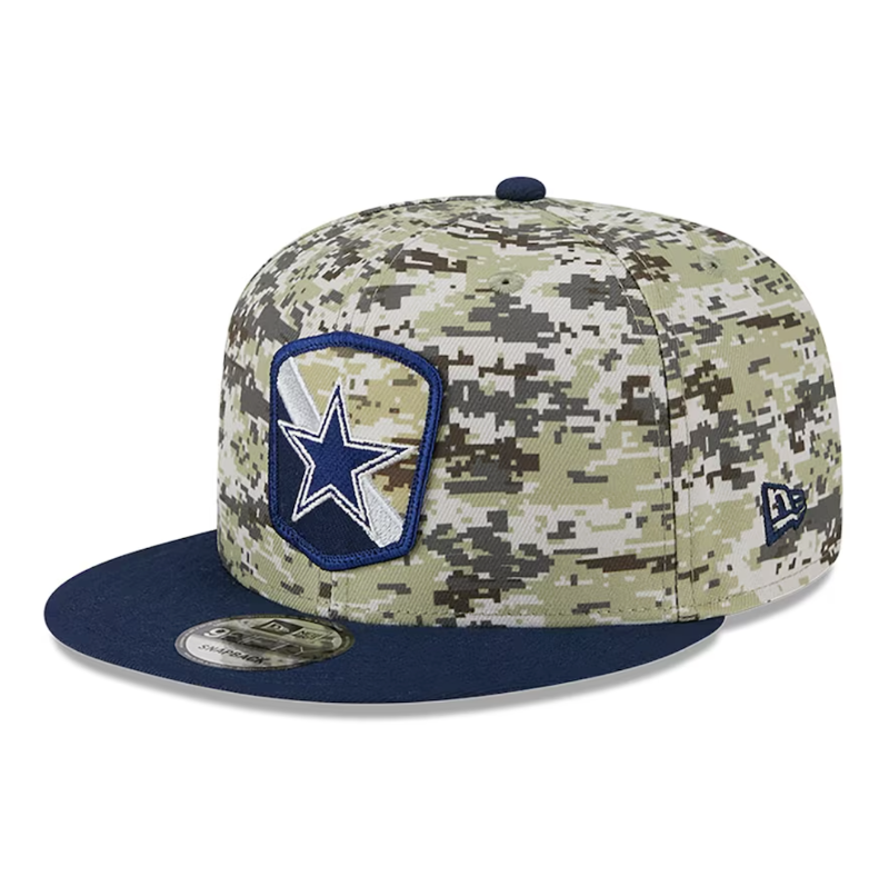 Dallas Cowboys New Era 2023 Salute To Service 9Fifty Snapback Hat - Camo