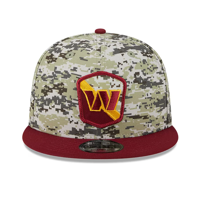 Washington Commanders New Era 2023 Salute To Service 9Fifty Snapback Hat - Camo