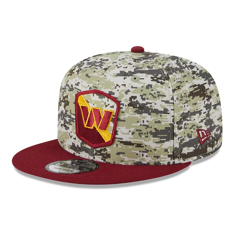 Washington Commanders New Era 2023 Salute To Service 9Fifty Snapback Hat - Camo