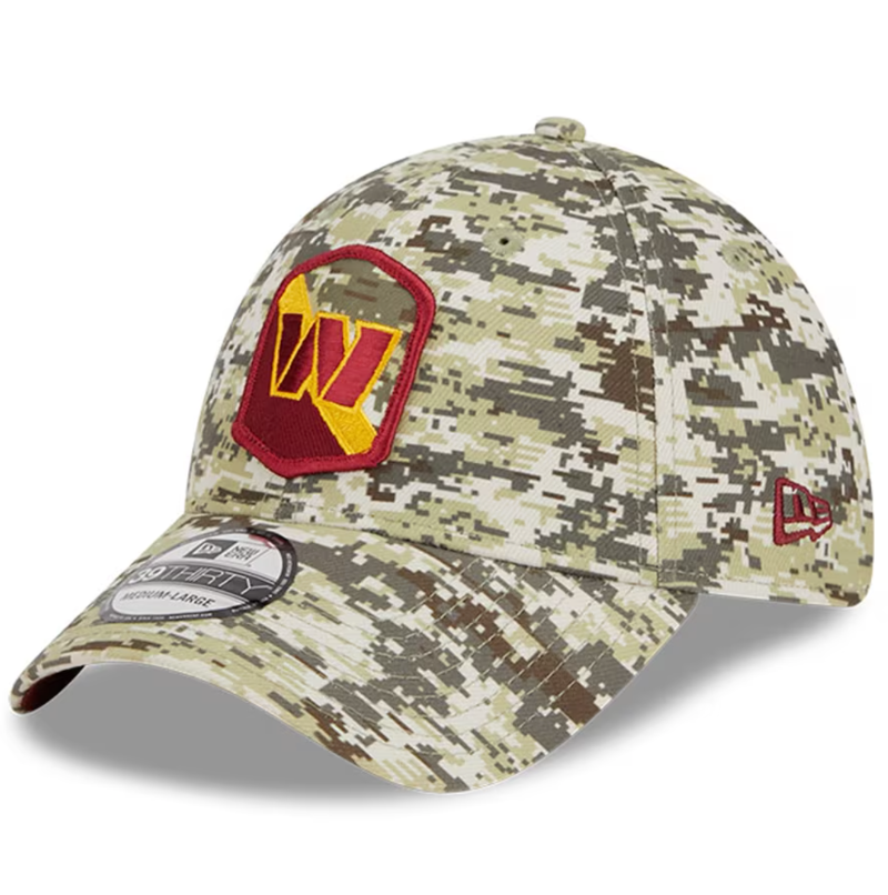 Washington Commanders New Era 2023 Salute To Service 39THIRTY Flex Hat - Camo