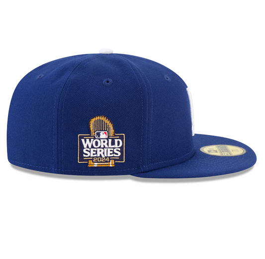 Los Angeles Dodgers New Era 2024 WORLD SERIES On-Field 59FIFTY Fitted Hat - Royal