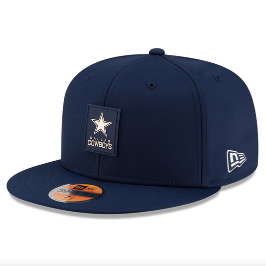 Dallas Cowboys New Era 2025 Official NFL Sideline 59FIFTY Fitted Hat - Navy