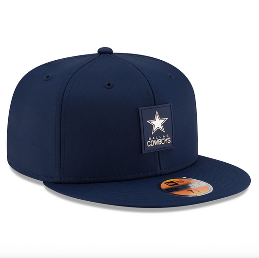 Dallas Cowboys New Era 2025 Official NFL Sideline 59FIFTY Fitted Hat - Navy