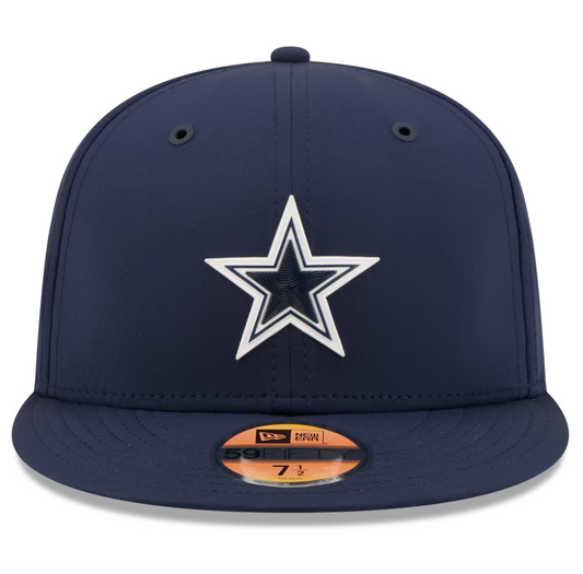 Dallas Cowboys New Era 2026 Official NFL Sideline 59FIFTY Fitted Hat - Navy