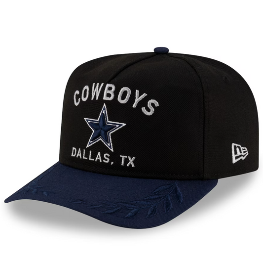 Dallas Cowboys New Era 2025 NFL Draft A-Frame 9FIFTY Snapback Hat - Black/Navy