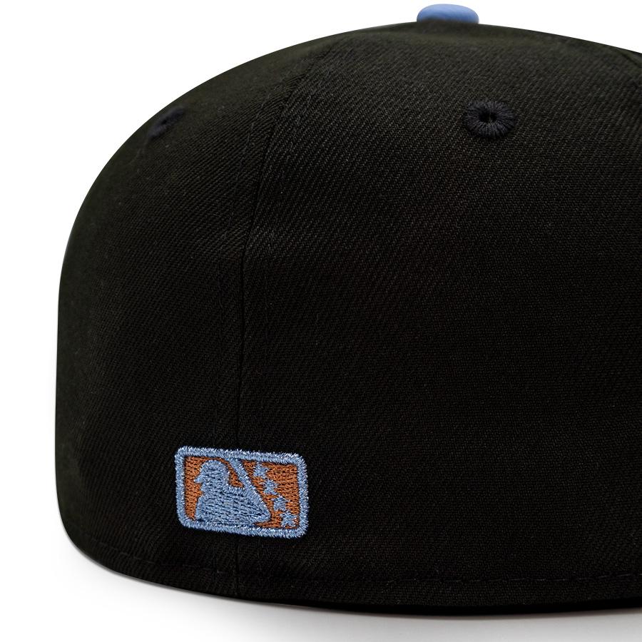 Erie Seawolves "ICED OUT" Exclusive New Era 59Fifty Fitted Hat - Black/Sky