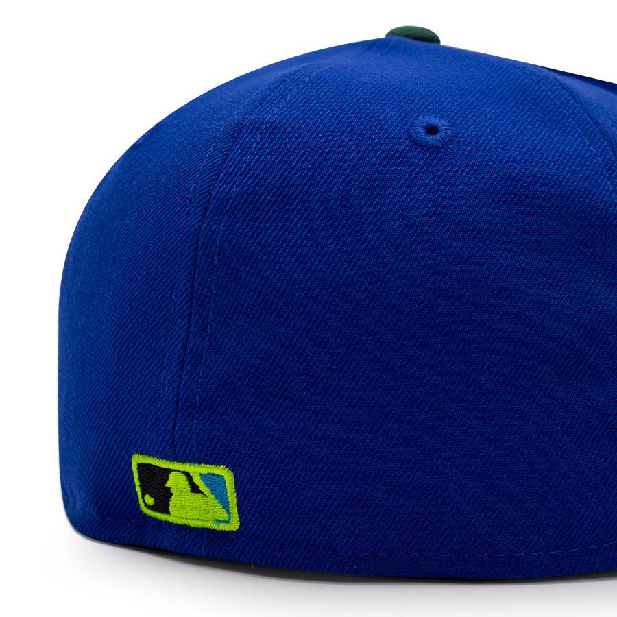 Texas Rangers "THE TONIGHT DOUGH" Exclusive New Era 59Fifty Fitted Hat - Calming Blue/Dark Green Pinky