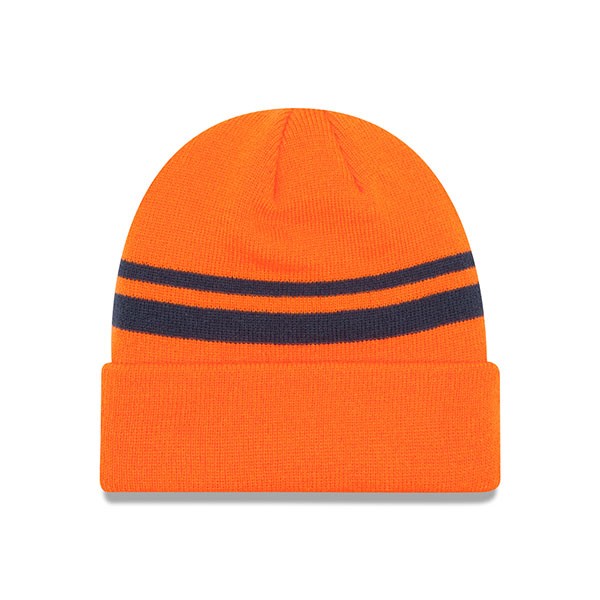 Denver Broncos New Era STRIPED Cuffed Knit NFL Hat
